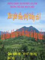 ÚNG DỤNG TỈ LỆ BẢN ĐỒ