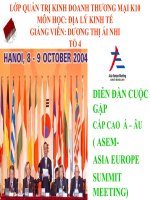 hội nghị cấp cao Á -Âu