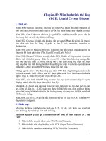 Chuyên đề màn hình tinh thể lỏng