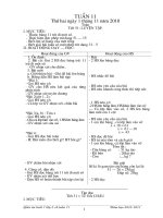 GIAO AN BUOI 1   LOP 2 TUAN 11