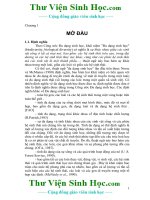 giáo trình đa dạng sinh học chương 1