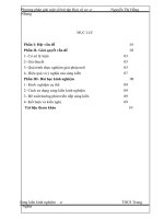 Phương pháp giải một số bài tập Hoá vô cơ