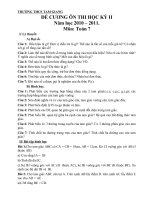 DE CUONG ON TAP TOAN 7 HKII