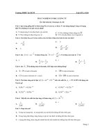 50 câu trắc nghiệm Cơ lượng tử của SP Lý K36 (tham khảo)