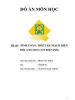 Đồ án TÍNH TOÁN, THIẾT KẾ MẠCH BIẾN ĐỔI AD CHO CẢM BIẾN PIM
