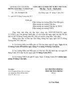 Thông báo nghỉ Giỗ tổ Hùng Vương mùng 10.3 ÂL