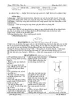 GIÁO ÁN CHƯƠNG IV HÌNH HỌC 9