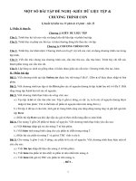 Một số câu hỏi và bài tập Ôn chương 5, 6 - tin 11