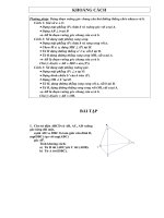 BTập Khoảng cách_ Lớp 11