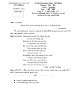 ĐỀ THI HỌC SINH GIỎI BỔ TÚC TỈNH THANH HÓA NĂM 2011