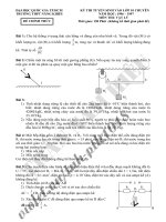 ĐỀ CHUYÊN LÝ PTNK-ĐHQG TP HỒ CHÍ MINH