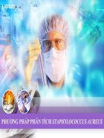 PHƯƠNG PHÁP PHÂN TÍCH STAPHYLOCOCCUS AUREUS