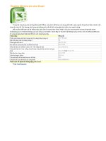 10 phím tắt hữu ích cho Excel