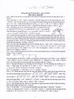 GIẢI CHI TIẾT THI LÝ L4-2011(ĐDT HN)