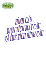 hinh cau dien tich hinh cau va the tich hinh cau.hinh 9