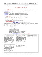 GIÁO ÁN ĐẠI SỐ 9 - CHƯƠNG IV