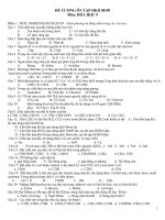 Đề cương ôn tập Hóa học 9 HK2.