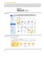 Tạo Thiệp với Word 2010