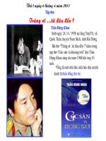 trăng ơi từ đâu đến? - lớp 4 - tuần 29