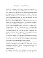 Bài tập tình huống - Quy trình cho vay tín dụng