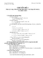 Một số PP tìm GTLN - GTNN