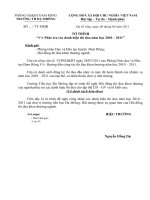 tờ trình đề nghị phúc tra thi đua