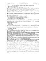 Bài tập tọa độ phẳng.