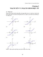 Mạch xén và mạch ghim điện áp