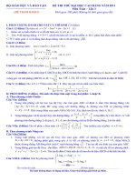 De thi thu lan 3 2011 BGD