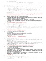 BỘ ĐỀ THI HẾT MÔN  NHÀ NƯỚC –PHÁP LUẬT VÀ QLHCNN                  (80 câu)