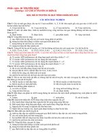 Ôn tập ba phần di truyền, TH, Sinh thái