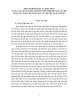 MỘT số HÌNH THỨC và BIỆN PHÁP NÂNG CAO CHẤT LƯỢNG CHUYÊN môn CHO đội NGŨ cán bộ QUẢN lý, GIÁO VIÊN mầm NON của HUYỆN LANG CHÁNH