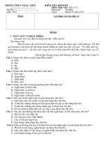 KT Ngữ văn 9 ( Bài số 7 Chuẩn KT)