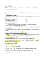 Hệ thống bài tập quản trị ngân hàng theo chương