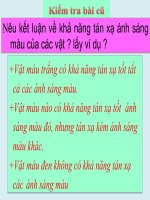 Bài 56.Các tác dụng của ánh sáng.