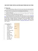 GIẢI PHÁP TRANG THIẾT BỊ CHUYÊN DỤNG TRONG NHÀ CAO TẦNG