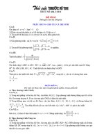 Thử sức trước kì thi: Đề 5 (THTT)