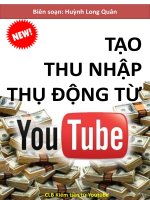 Tạo thu nhập từ Youtube từ 5 - 100$ mỗi ngày