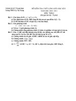 Toán 9 giữa kỳ II năm 10-11