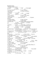 bài tập Future tenses