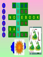 Trò chơi ô chữ dạy anh văn