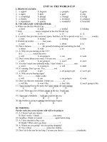 Bài tập lớp 10 - UNIT 14