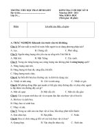 Đề thi Khoa-Sử-Địa lớp 5(2010-2011