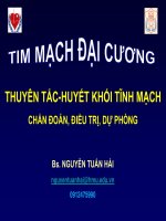 Thuyên tắc huyết khối tĩnh mạch yhocthuchanh2015