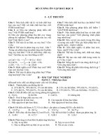 Đề cương ôn tập hóa 8 học kì 2 (2010-2011)