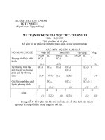 Đề KT 1 tiết chương III - Hình học 9