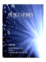 Tổng quan về hệ thống cung cấp điện