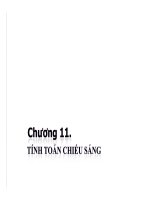 Tính toán chiếu sáng trong hệ thống cung cấp điện