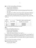 Các dạng bài tập tổng hợp môn bảo hiểm theo chương