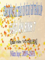 Sinh 7 tiết 70